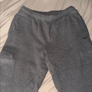 TNA Heather Gray Cargo Joggers